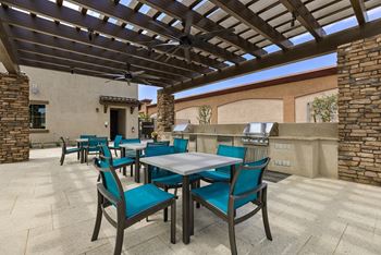 Outdoor bbq area